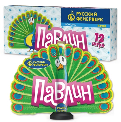 Павлин F Пиротехнический фонтан купить в Ульяновске | ulyanovsk.salutsklad.ru