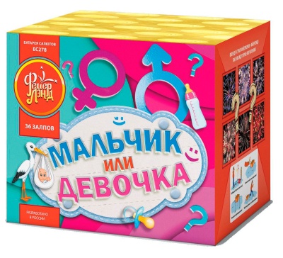 Мальчик или девочка М Фейерверк купить в Ульяновске | ulyanovsk.salutsklad.ru